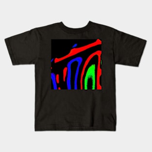 Minimal Landscape Modern Art Coloristic Composition Kids T-Shirt